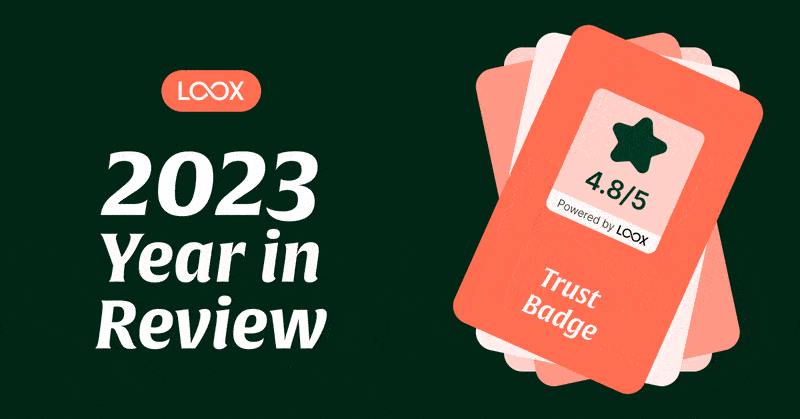 Loox Year in review GIF