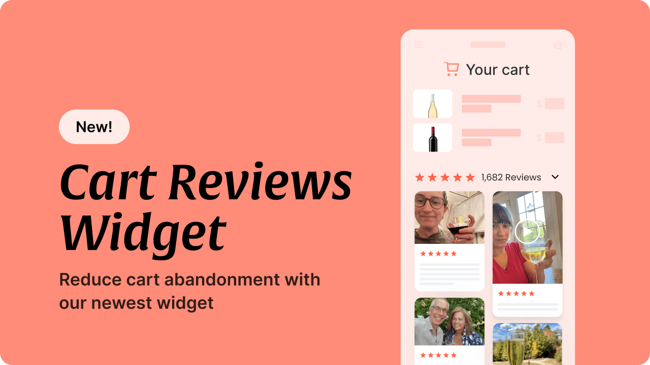 Cover showcasing loox's cart reviews widget