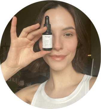 review image of a beauty product selfie, ugc image